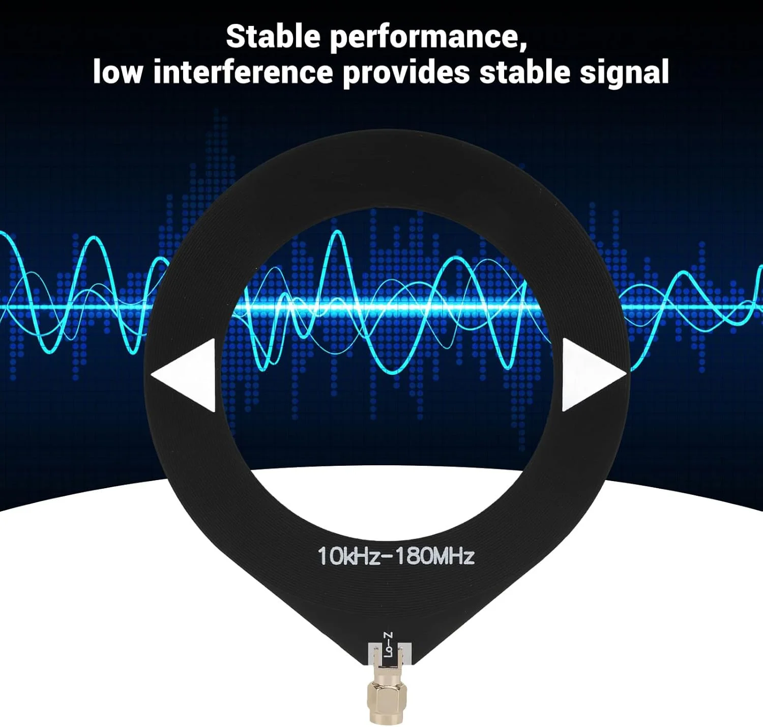 آنتن سبک و جمع و جور با آنتن دونات WB 10k-180MHz SMA Male برای استفاده در کمپینگ و فضای باز، سیگنال های پایدار، سازگاری قوی