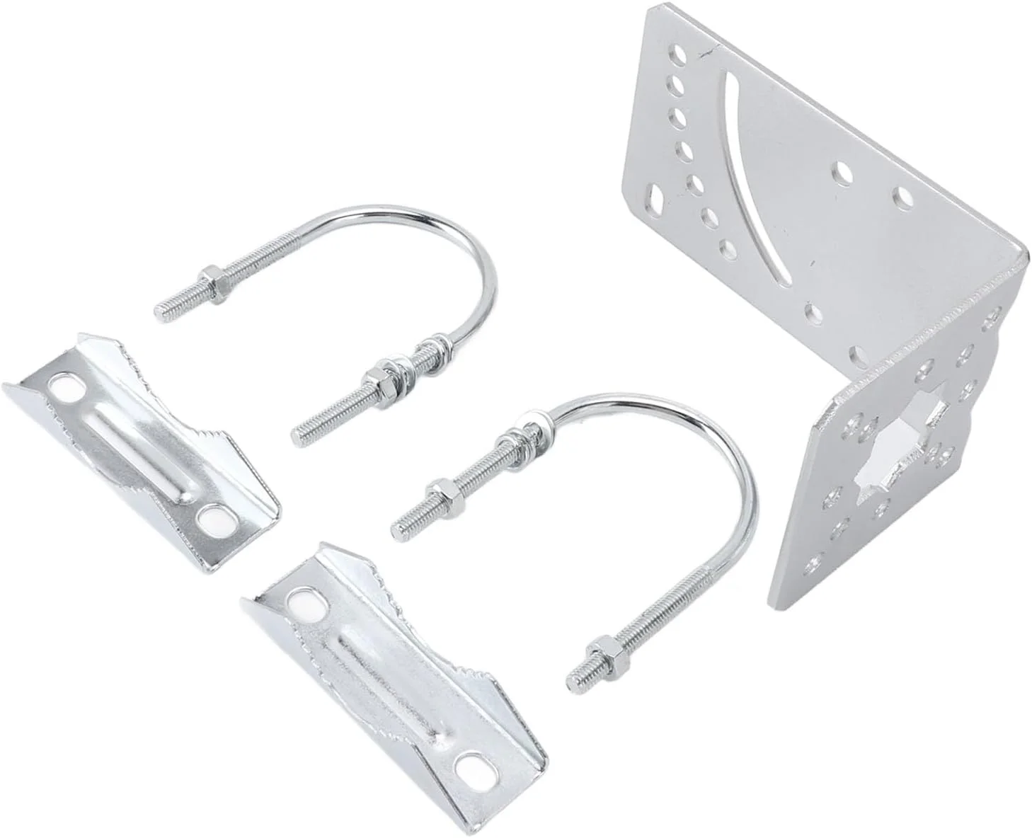 براکت نصب میله ای برای آنتن فضای باز، براکت نصب L آهنی آنتن اینترنت ماهواره ای برای نصب روی دیوار، زمین و سقف