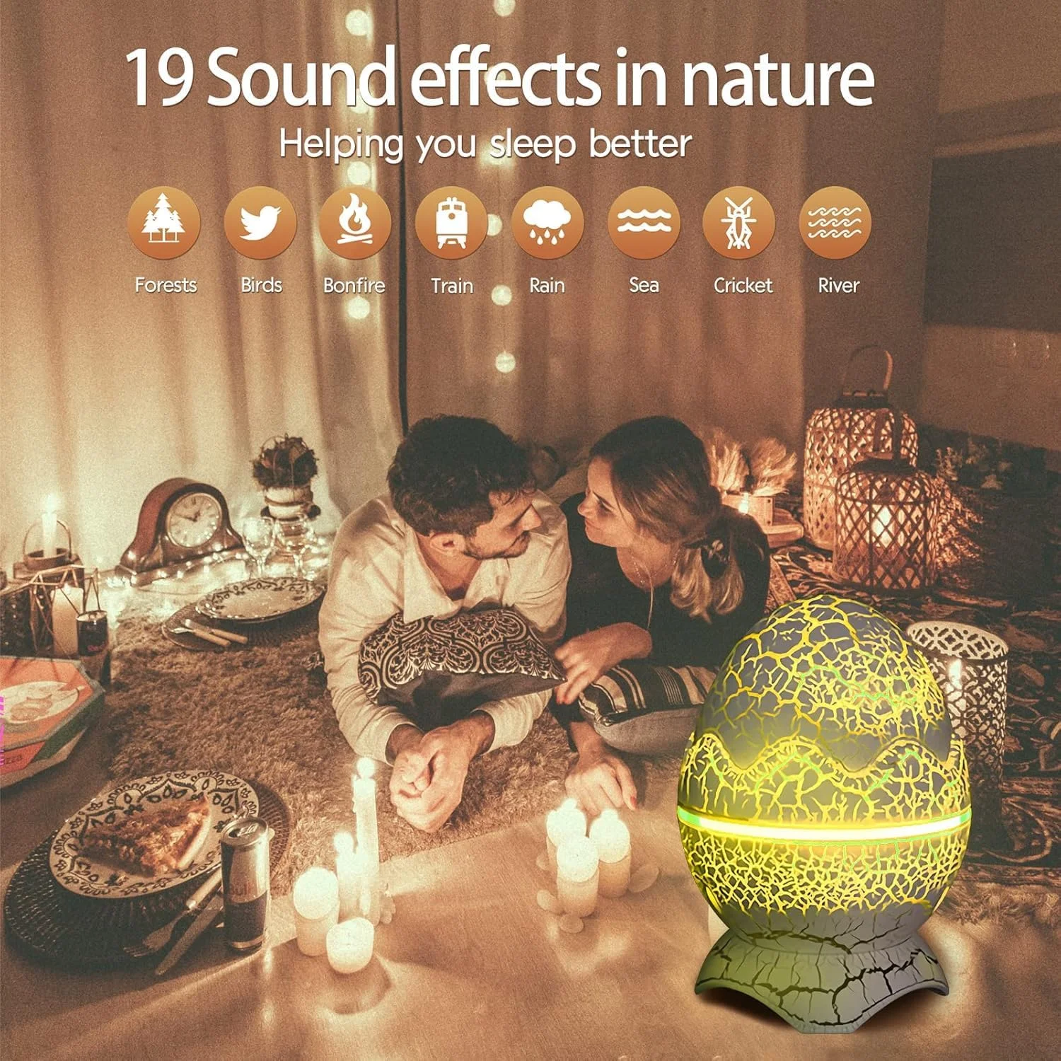 پروژکتور کهکشانی تخم دایناسور با اسپیکر بلوتوث و نویز سفید - پروژکتور سحابی نور شب پرستاره برای اتاق خواب کودکان و بزرگسالان، دکوراسیون منزل، آرامش و کمک به خواب پروژکتور کهکشانی تخم دایناسور با اسپیکر بلوتوث و نویز سفید - پروژکتور سحابی نور شب پرستاره برای اتاق خواب کودکان و بزرگسالان، دکوراسیون منزل، آرامش و کمک به خواب