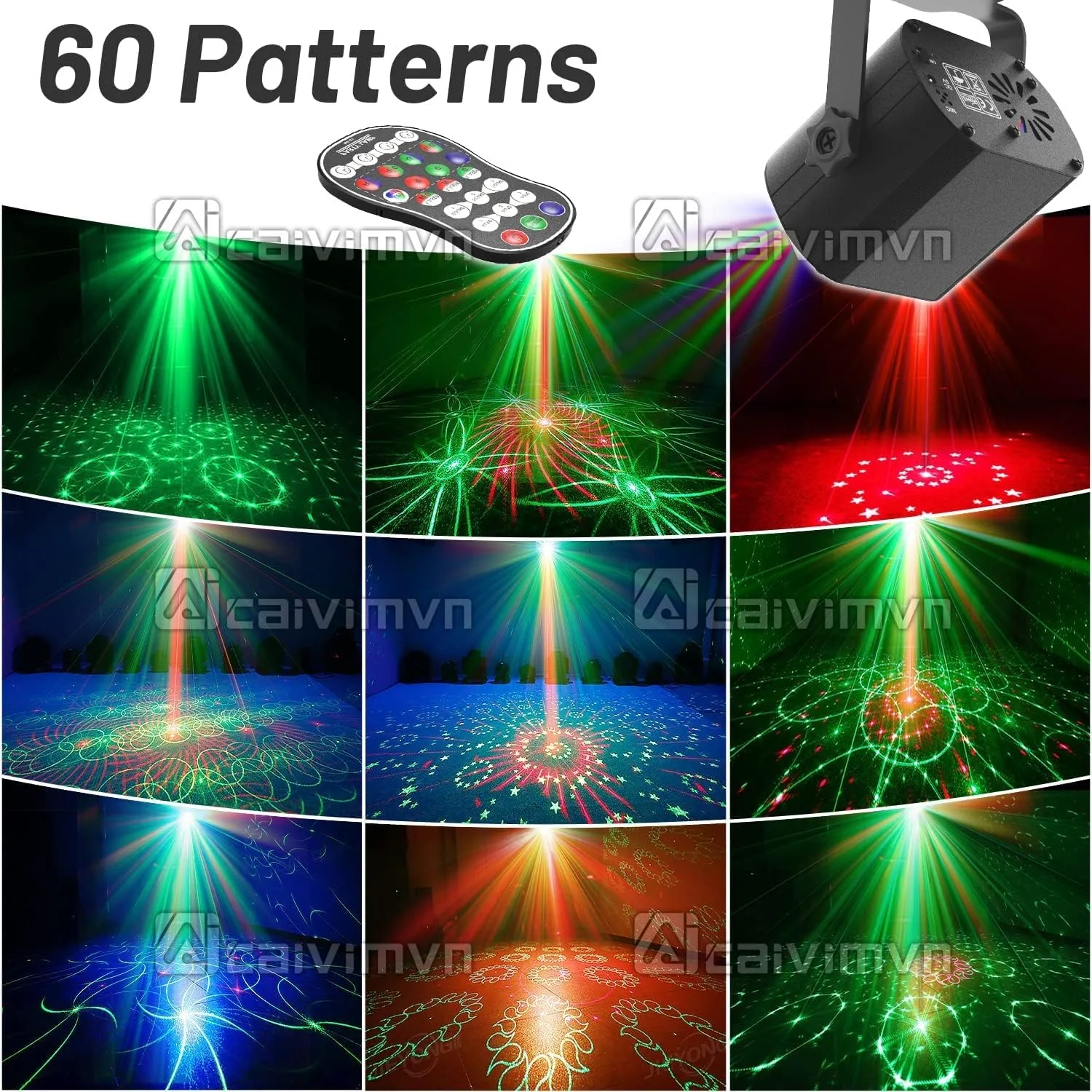 چراغ مهمانی، چراغ دیسکو، چراغ بارقهای caivimvn، چراغهای LED DJ فعال با صدا، الگوهای چندگانه با کنترل از راه دور برای مهمانیها، نمایش خانگی، بار، باشگاه، تولد، DJ، میخانه، کارائوکه، کریسمس، تعطیلات چراغ مهمانی، چراغ دیسکو، چراغ بارقهای caivimvn، چراغهای LED DJ فعال با صدا، الگوهای چندگانه با کنترل از راه دور برای مهمانیها، نمایش خانگی، بار، باشگاه، تولد، DJ، میخانه، کارائوکه، کریسمس، تعطیلات