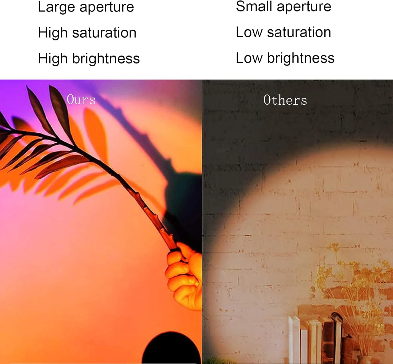 چراغ غروب آفتاب با کنترل از راه دور، چراغ پروژکتور غروب آفتاب 16 رنگ/4 حالت، چراغ خواب پروژکتور رنگین کمانی به شکل یوفو، چراغ غروب آفتاب با چرخش 180 درجه، چراغ خورشیدی شارژ USB، چراغ نور خورشید برای دکوراسیون اتاق چراغ غروب آفتاب با کنترل از راه دور، چراغ پروژکتور غروب آفتاب 16 رنگ/4 حالت، چراغ خواب پروژکتور رنگین کمانی به شکل یوفو، چراغ غروب آفتاب با چرخش 180 درجه، چراغ خورشیدی شارژ USB، چراغ نور خورشید برای دکوراسیون اتاق