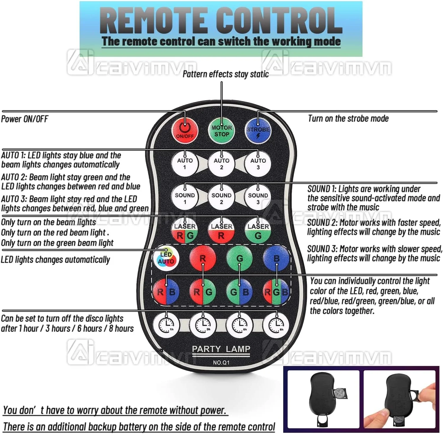 چراغ مهمانی، چراغ دیسکو، چراغ بارقهای caivimvn، چراغهای LED DJ فعال با صدا، الگوهای چندگانه با کنترل از راه دور برای مهمانیها، نمایش خانگی، بار، باشگاه، تولد، DJ، میخانه، کارائوکه، کریسمس، تعطیلات چراغ مهمانی، چراغ دیسکو، چراغ بارقهای caivimvn، چراغهای LED DJ فعال با صدا، الگوهای چندگانه با کنترل از راه دور برای مهمانیها، نمایش خانگی، بار، باشگاه، تولد، DJ، میخانه، کارائوکه، کریسمس، تعطیلات