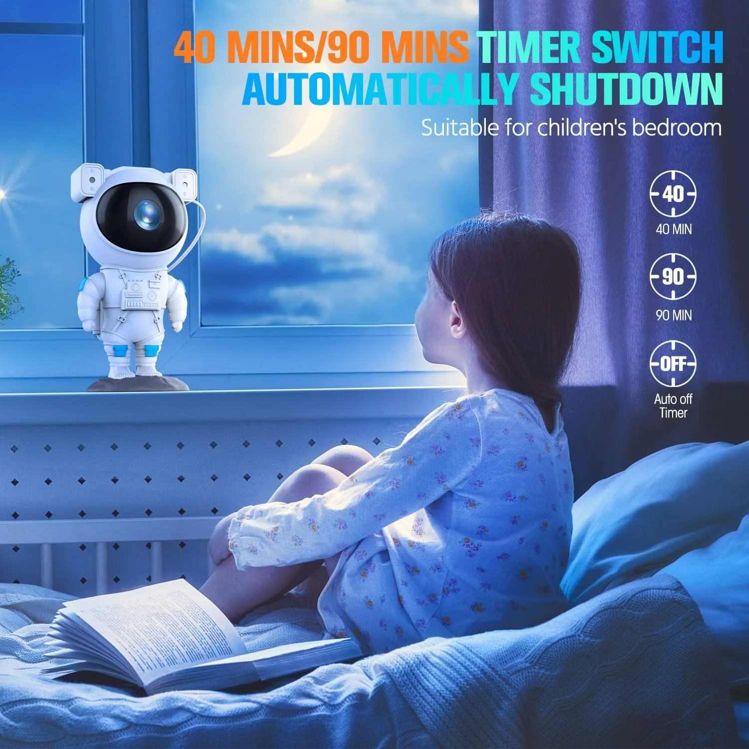 چراغ خواب اورجینال BESTY HOME طرح فضانورد و کهکشان، دارای 30 حالت پخش تصویر، چراغ خواب 360 درجه با تایمر و ریموت کنترل، ترکیبات قابل تنظیم نور، آسمان پر ستاره رمانتیک، بهترین هدیه برای اتاق خواب و اتاق نشیمن چراغ خواب اورجینال BESTY HOME طرح فضانورد و کهکشان، دارای 30 حالت پخش تصویر، چراغ خواب 360 درجه با تایمر و ریموت کنترل، ترکیبات قابل تنظیم نور، آسمان پر ستاره رمانتیک، بهترین هدیه برای اتاق خواب و اتاق نشیمن