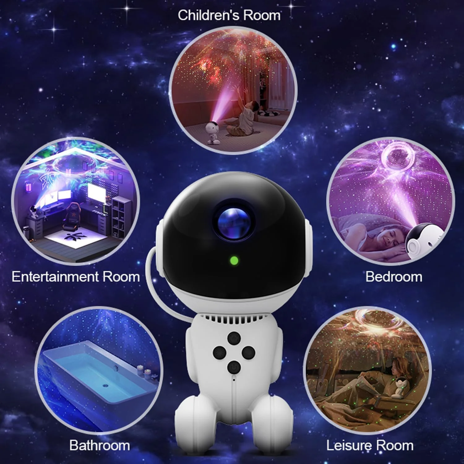 پروژکتور فضانورد کهکشان AUTOYSUR، پروژکتور سحابی ستاره، چراغ های شب پروژکتور ستاره LED برای اتاق خواب، لامپ LED سقف سحابی ستاره ای با تایمر و کنترل از راه دور، برای اتاق خواب، تولدها، کریسمس (M27) پروژکتور فضانورد کهکشان AUTOYSUR، پروژکتور سحابی ستاره، چراغ های شب پروژکتور ستاره LED برای اتاق خواب، لامپ LED سقف سحابی ستاره ای با تایمر و کنترل از راه دور، برای اتاق خواب، تولدها، کریسمس (M27)