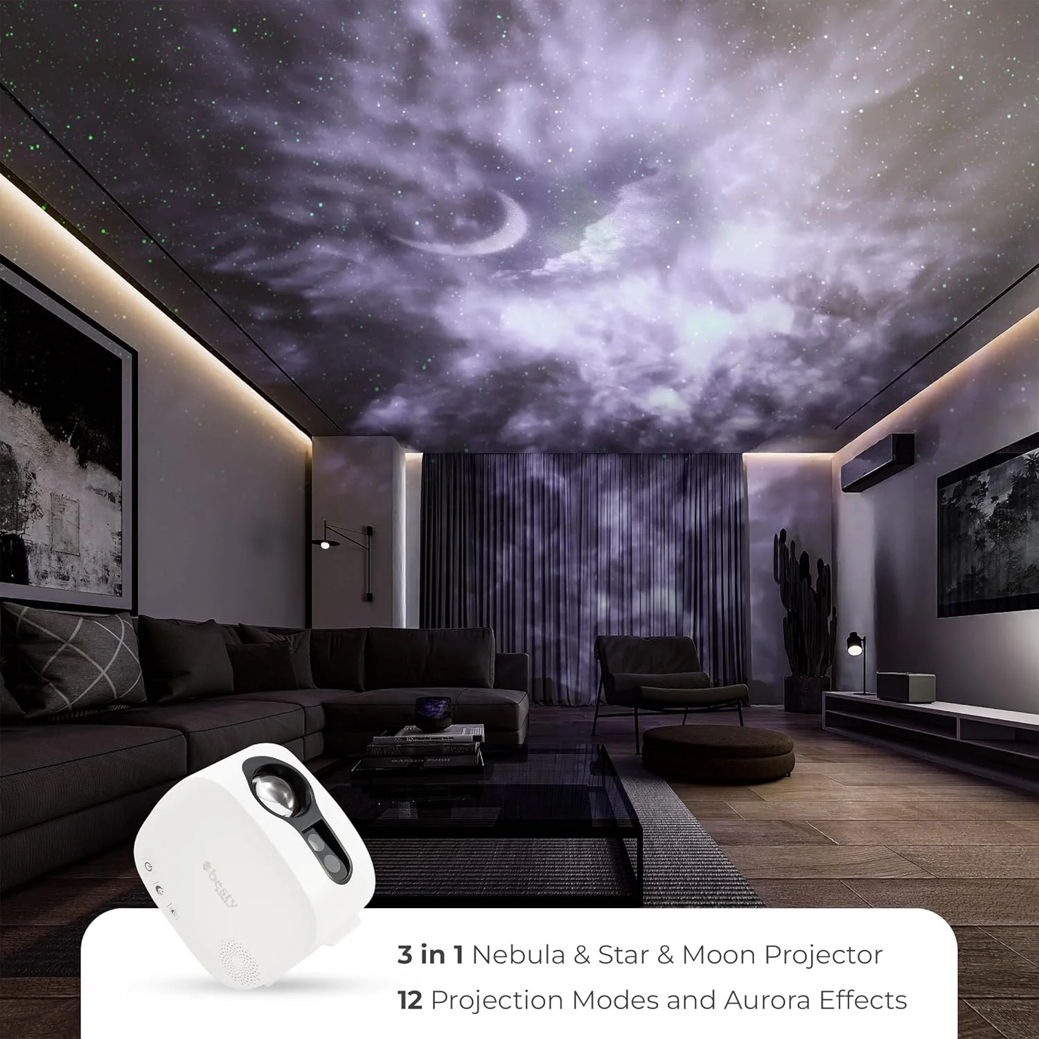 چراغ خواب پروژکتور ستاره ماه بستای هوم، اسپیکر موزیک بلوتوث، پروژکتور نور سحابی ماه با کنترل از راه دور، پروژکتور کهکشانی برای سقف اتاق خواب بزرگسالان و کودکان (سفید) چراغ خواب پروژکتور ستاره ماه بستای هوم، اسپیکر موزیک بلوتوث، پروژکتور نور سحابی ماه با کنترل از راه دور، پروژکتور کهکشانی برای سقف اتاق خواب بزرگسالان و کودکان (سفید)