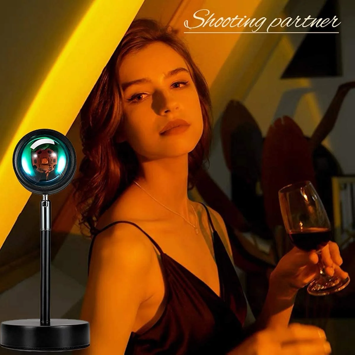 چراغ پروژکتور غروب بالکوان، چراغ رنگین کمانی چرخشی، چراغ ال ای دی ویژوال رمانتیک، چراغ قرمز شبکه ای با USB، چراغ ایستاده مدرن برای اتاق نشیمن و اتاق خواب (قرمز غروب) چراغ پروژکتور غروب بالکوان، چراغ رنگین کمانی چرخشی، چراغ ال ای دی ویژوال رمانتیک، چراغ قرمز شبکه ای با USB، چراغ ایستاده مدرن برای اتاق نشیمن و اتاق خواب (قرمز غروب)