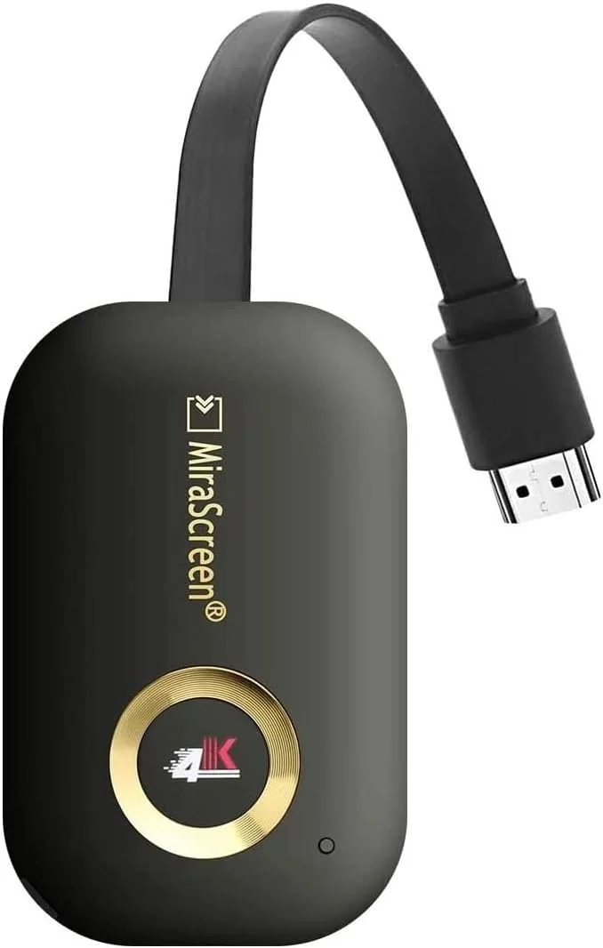 گیرنده نمایشگر بی سیم HDMI 5G G9 Plus، وای فای 5G/2.4G، کیفیت 4K 1080P، دانگل آداپتور انتقال تصویر موبایل برای آیفون، مک، iOS، اندروید به تلویزیون، پروژکتور، پشتیبانی از Miracast Airplay DLNA بدون نیاز به سوییچینگ