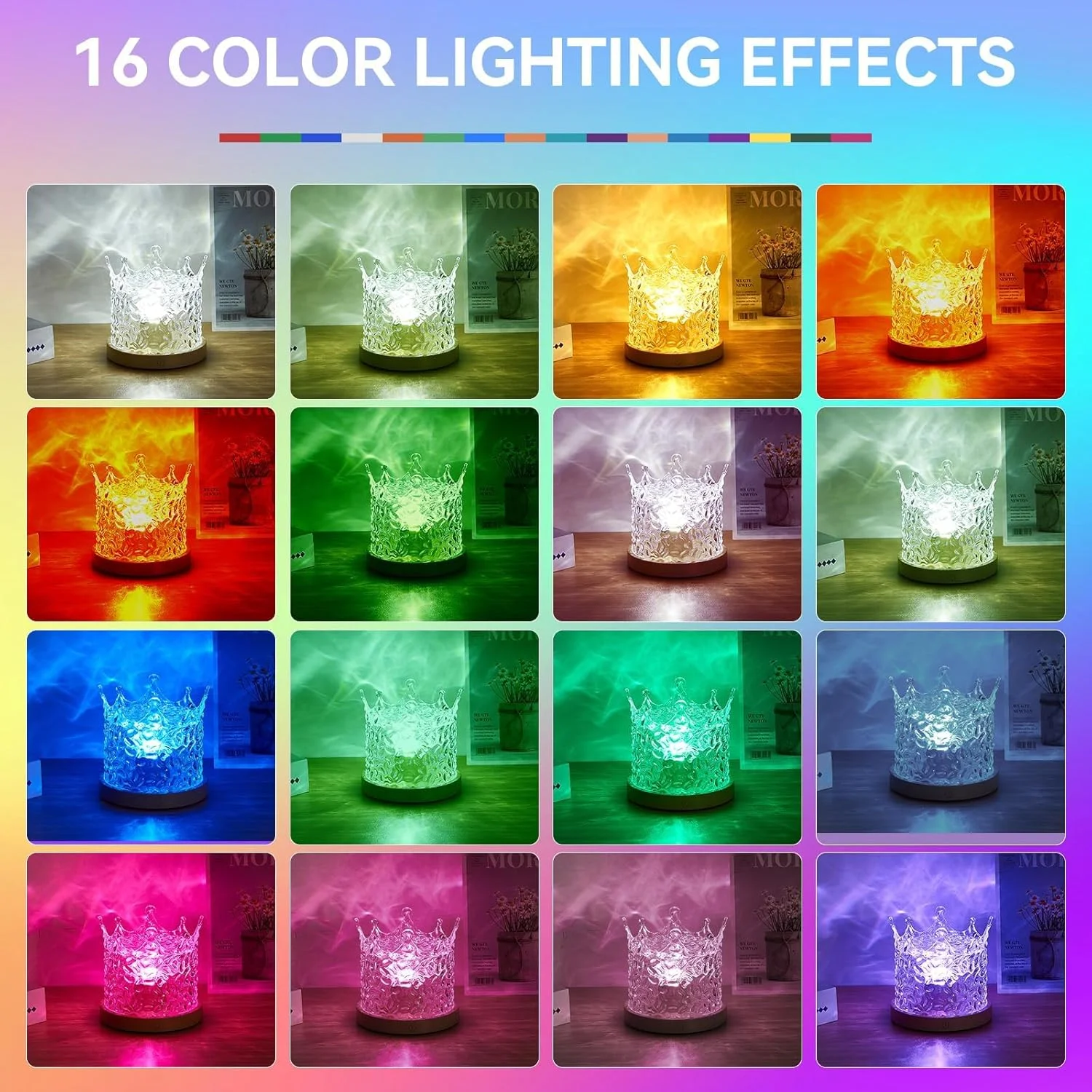 چراغ خواب پروژکتور موج اقیانوس 16 رنگ با کنترل از راه دور - لامپ موج آب LED برای اتاق خواب، مهمانی و دکور اتاق بازی، نورپردازی آرامش بخش محیطی، هدیه برای کودکان و نوجوانان چراغ خواب پروژکتور موج اقیانوس 16 رنگ با کنترل از راه دور - لامپ موج آب LED برای اتاق خواب، مهمانی و دکور اتاق بازی، نورپردازی آرامش بخش محیطی، هدیه برای کودکان و نوجوانان