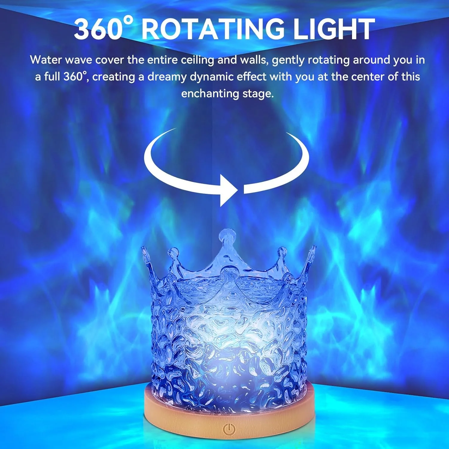 چراغ خواب پروژکتور موج اقیانوس 16 رنگ با کنترل از راه دور - لامپ موج آب LED برای اتاق خواب، مهمانی و دکور اتاق بازی، نورپردازی آرامش بخش محیطی، هدیه برای کودکان و نوجوانان چراغ خواب پروژکتور موج اقیانوس 16 رنگ با کنترل از راه دور - لامپ موج آب LED برای اتاق خواب، مهمانی و دکور اتاق بازی، نورپردازی آرامش بخش محیطی، هدیه برای کودکان و نوجوانان