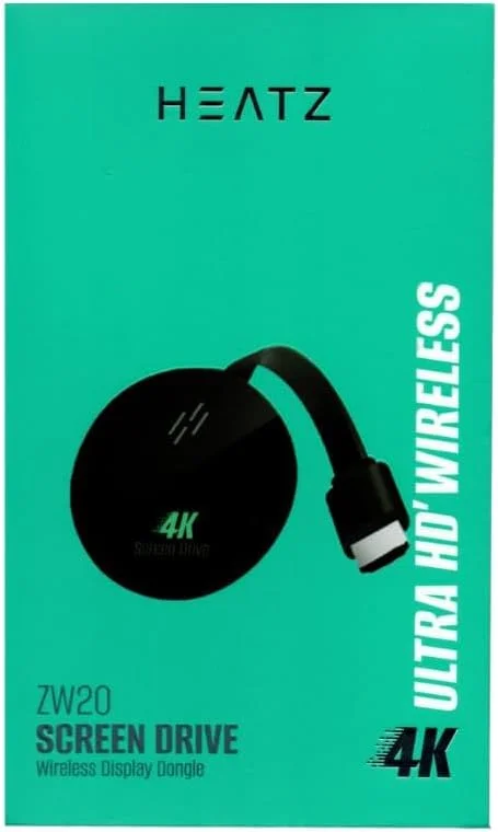 دانگل نمایشگر بی‌سیم، 4K 1080P HD، دستگاه انعکاس صفحه نمایش برای تلویزیون‌های HD/پروژکتور، سازگار با Airplay/Miracast/DLNA