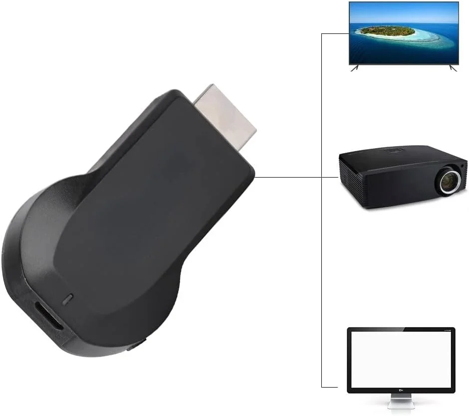 دانگل وایرلس نمایشگر پروژکتور تلویزیون HDMI وای فای گیرنده فول اچ دی HDMI دانگل برای اندروید نتفلیکس یوتیوب دانگل وایرلس نمایشگر پروژکتور تلویزیون HDMI وای فای گیرنده فول اچ دی HDMI دانگل برای اندروید نتفلیکس یوتیوب