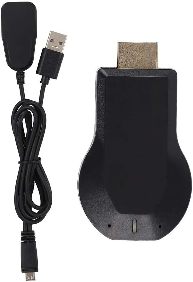 دانگل نمایشگر بی‌سیم، دانگل گیرنده نمایشگر بی‌سیم HDMI وای فای 1080P با پشتیبانی از Airplay Miracast DLNA برای HDTV، مانیتور، پروژکتور و غیره