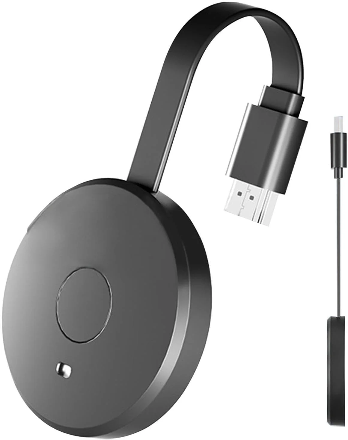 دانگل نمایشگر بی‌سیم - آداپتور انتقال تصویر 2.4G/5G برای برنامه - انتقال تصویر از تلفن هوشمند به تلویزیون HD، پروژکتور، دستگاه پخش بی‌سیم HD برای لپ‌تاپ، کامپیوتر، تلفن هوشمند