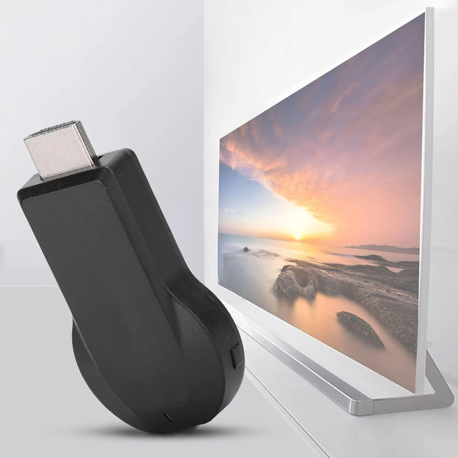دانگل نمایشگر بی سیم، آداپتور دانگل گیرنده نمایشگر بی سیم HDMI WiFi با پشتیبانی از Airplay Miracast DLNA