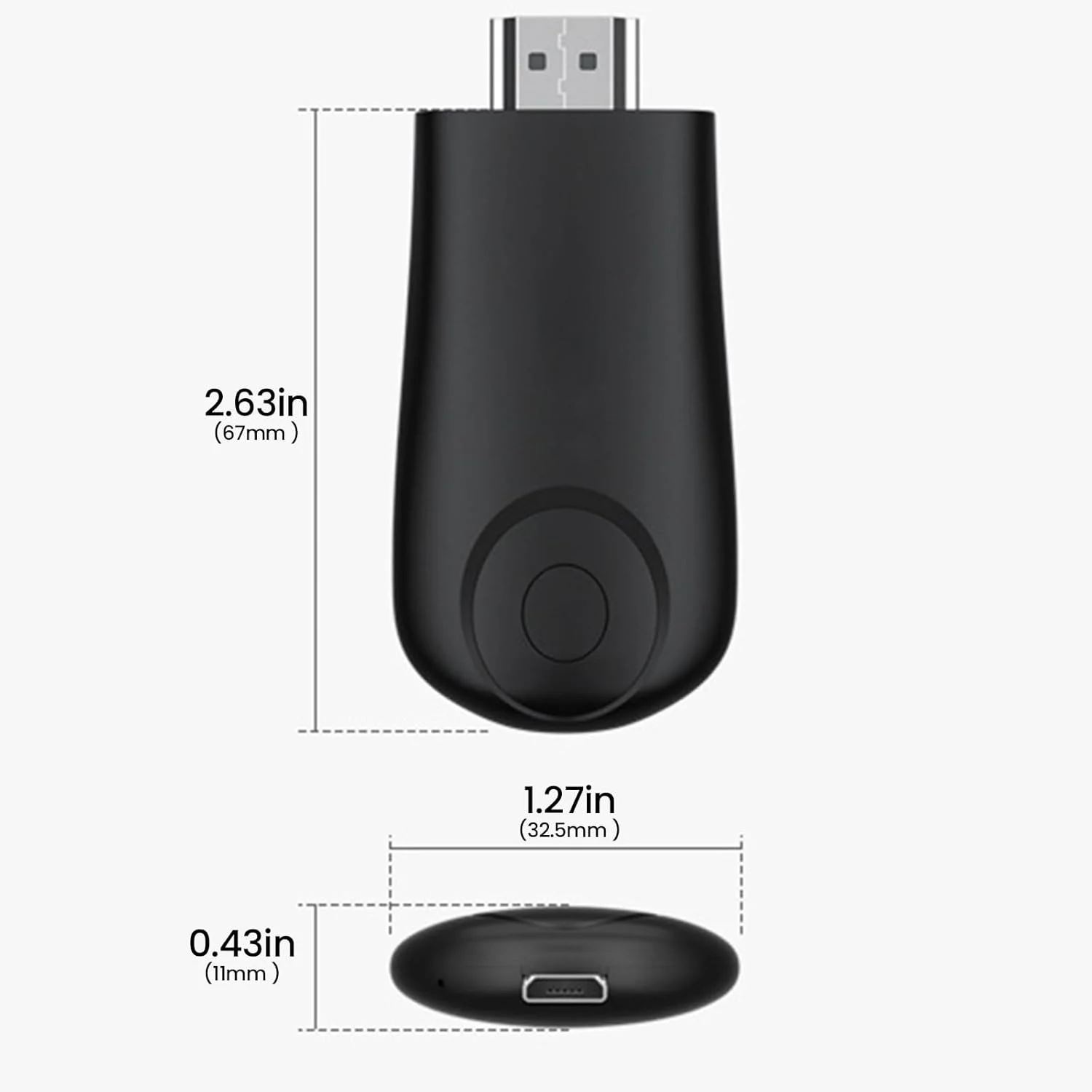 آداپتور نمایشگر HDMI بی سیم، فرستنده و گیرنده HDMI بی سیم، آداپتور انتقال تصویر 1080P، برای اندروید، مک، iOS، ویندوز