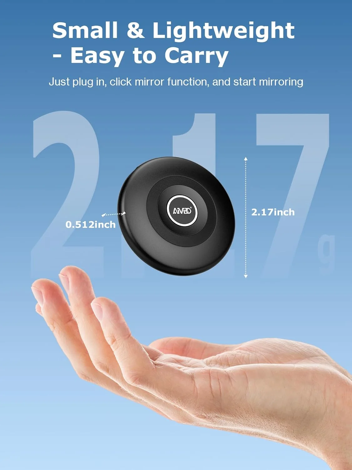 دانگل آداپتور HDMI بی‌سیم 4K، آداپتور نمایشگر HDMI وای‌فای Miracast 2.4/5G، دانگل وای‌فای انتقال تصویر بی‌سیم صدا و تصویر برای گوشی‌های i-OS، اندروید، آیپد، Airplay، DLNA، Miracast، MacOS، ویندوز به تلویزیون و پروژکتور