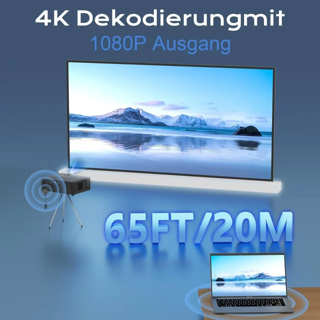 دانگل آداپتور HDMI بی‌سیم، دانگل نمایشگر بی‌سیم 4K برای تلویزیون، دانگل HDMI Miracast HiFi فول اچ‌دی، پخش ویدیو از صفحه نمایش اندروید/OS/ویندوز/مک OS لپ‌تاپ، تلفن، تبلت، کامپیوتر، مانیتور HDTV