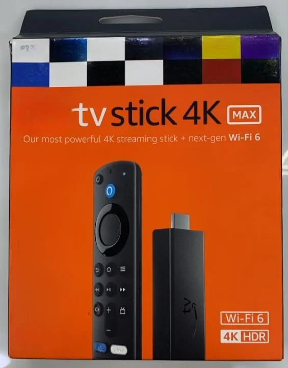 فایر تی وی استیک 4K MAX نسخه جدید 2025 گلوبال با 16 گیگابایت حافظه داخلی (نسل سوم ریموت و نسل دوم دستگاه با وای فای 6) با ریموت الکسا