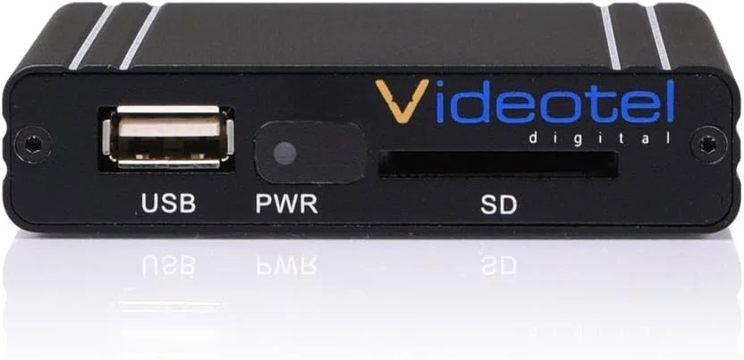 پخش کننده رسانه ای دیجیتال VP70 LTE تجاری Videotel، پخش خودکار، شروع خودکار و حلقه خودکار فایل های ویدئویی و تصویری یا ترکیبی از فایل ها