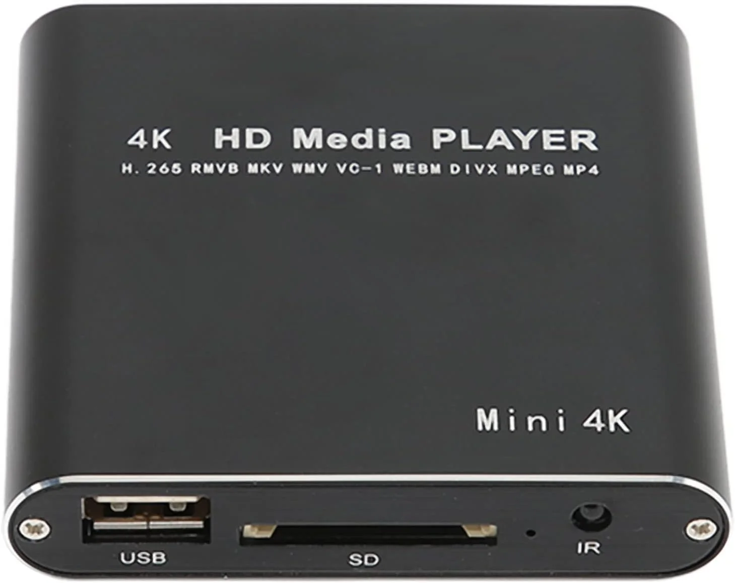پخش کننده ویدئو، آلیاژ آلومینیوم با وضوح بالا، پخش کننده رسانه جریانی HD، اتصال و پخش 4 گیگابایت برای USB (دوشاخه UK)