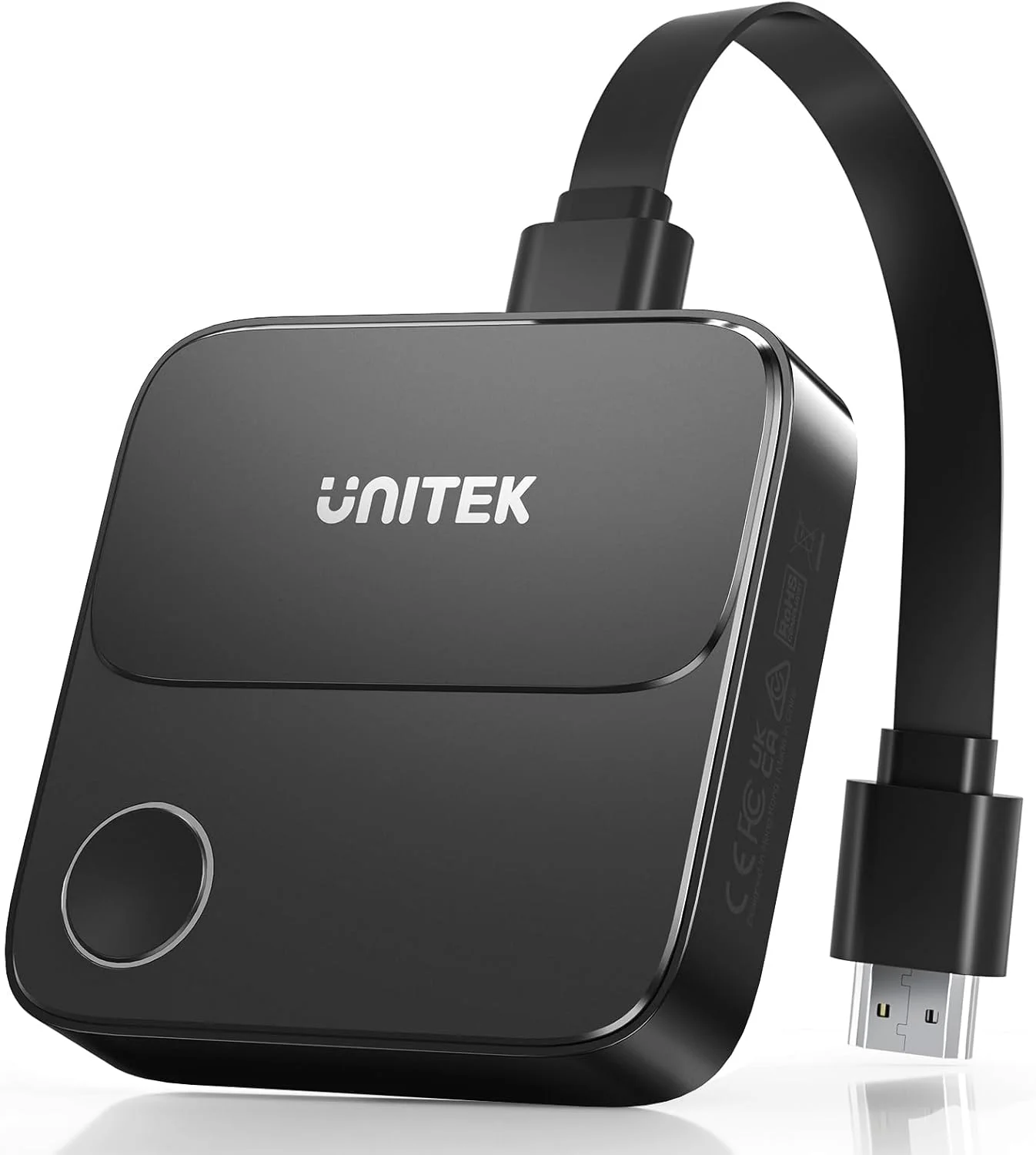 دانگل آداپتور نمایشگر HDMI بی سیم Unitek - آداپتور 2.4G/5G 4K Miracast/Airplay، وای فای HDMI برای تلویزیون/پروژکتور/مانیتور، پخش تصویر 4K@60Hz برای Miracast/iOS/Mac OS/Airplay/Android/Windows/DLNA