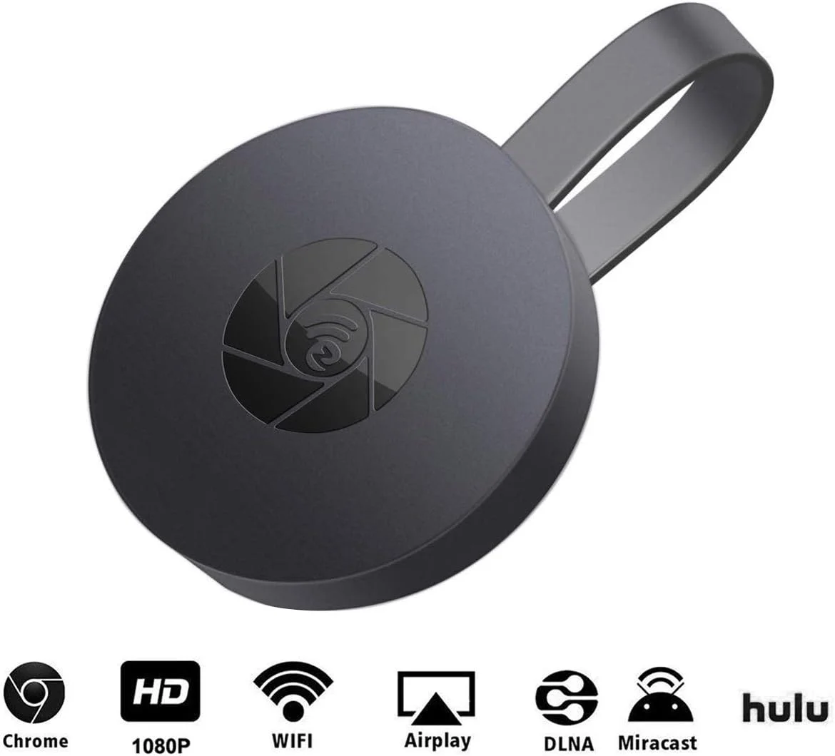 آداپتور HDMI تسکیبر، مینی وای فای دیسپلی، نمایشگر 1080P HD، پشتیبانی از اندروید/مک/iOS/ویندوز (مشکی 1)