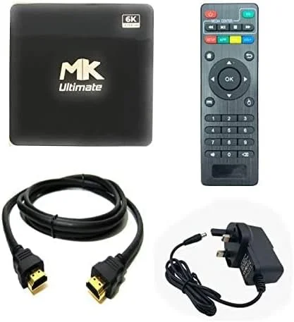 دستگاه پخش هوشمند تلویزیون اندروید Mk Ultimate - پخش کننده رسانه هوشمند 6K Ultra HD سازگار با پروژکتور تلویزیون - مجهز به اندروید نسخه 10