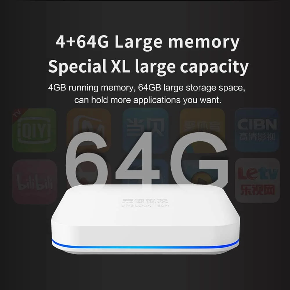 دستگاه اندروید باکس 12 ارتقا یافته Unblock Tech UBOX11، نسل 11 با کیفیت 6K HD