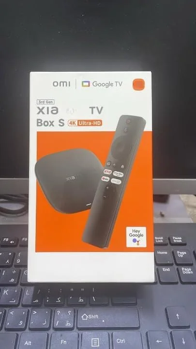 تی وی باکس اس نسل 3 - 4K UHD، گوگل تی وی، حافظه 32 گیگابایتی، دالبی ویژن و اتموس، وای فای 6، HDMI 2.1، جمع و جور و قدرتمند