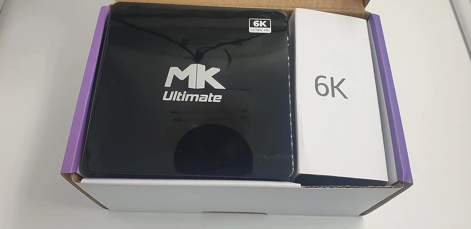 دستگاه پخش هوشمند تلویزیون اندروید Mk Ultimate - پخش کننده رسانه هوشمند 6K Ultra HD سازگار با پروژکتور تلویزیون - مجهز به اندروید نسخه 10