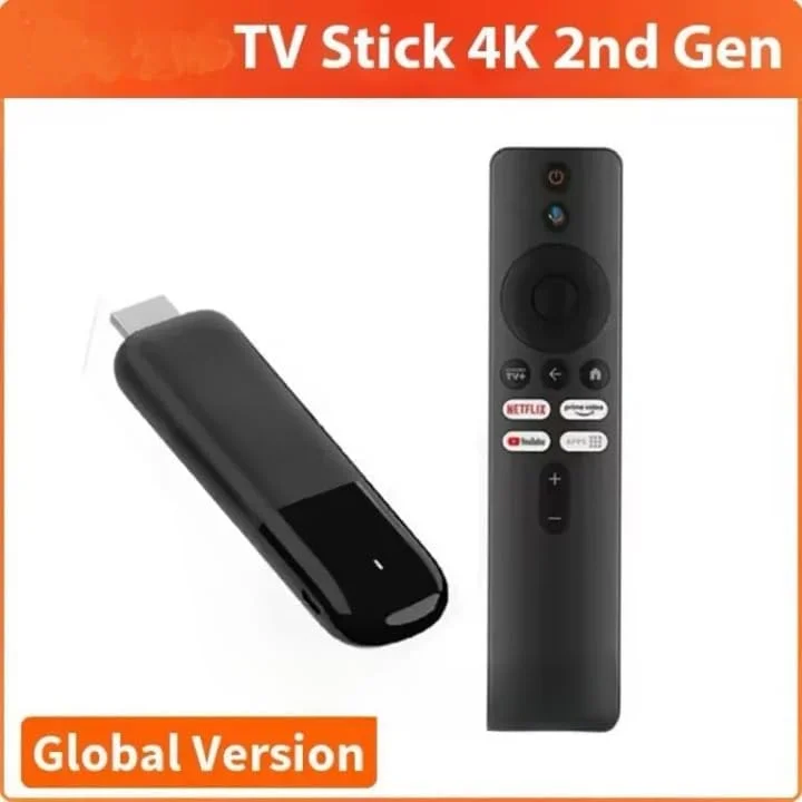 تی وی استیک 4K نسل دوم 2025 گوگل تی وی اسمارت HDR رم 2 گیگابایت رام 8 گیگابایت بلوتوث 5.2 تی وی مینی دانگل مدیا 5.0