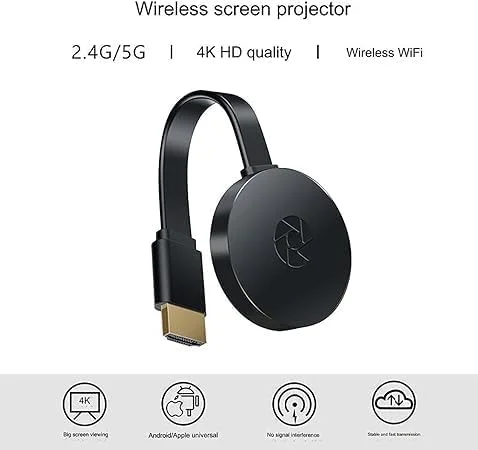 دستگاه پخش جریانی تلویزیون JY & YS، جعبه تکامل تلویزیون، دستگاه پخش برای تلویزیون، جعبه تلویزیون جادویی Seurico، آداپتور نمایشگر HDMI بی سیم 1080P دسترسی به همه کانال ها (1 عدد) 1