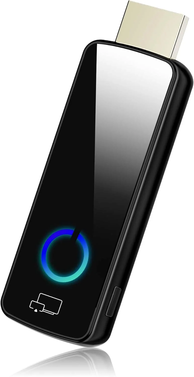 دانگل آداپتور نمایشگر بی‌سیم 4K، پخش جریانی بی‌سیم HDMI، ایرپلی، میراکست، DLNA، گوگل هوم، وای فای 5 گیگاهرتز، اتصال آسان برای تلفن هوشمند، تبلت، کامپیوتر/مک