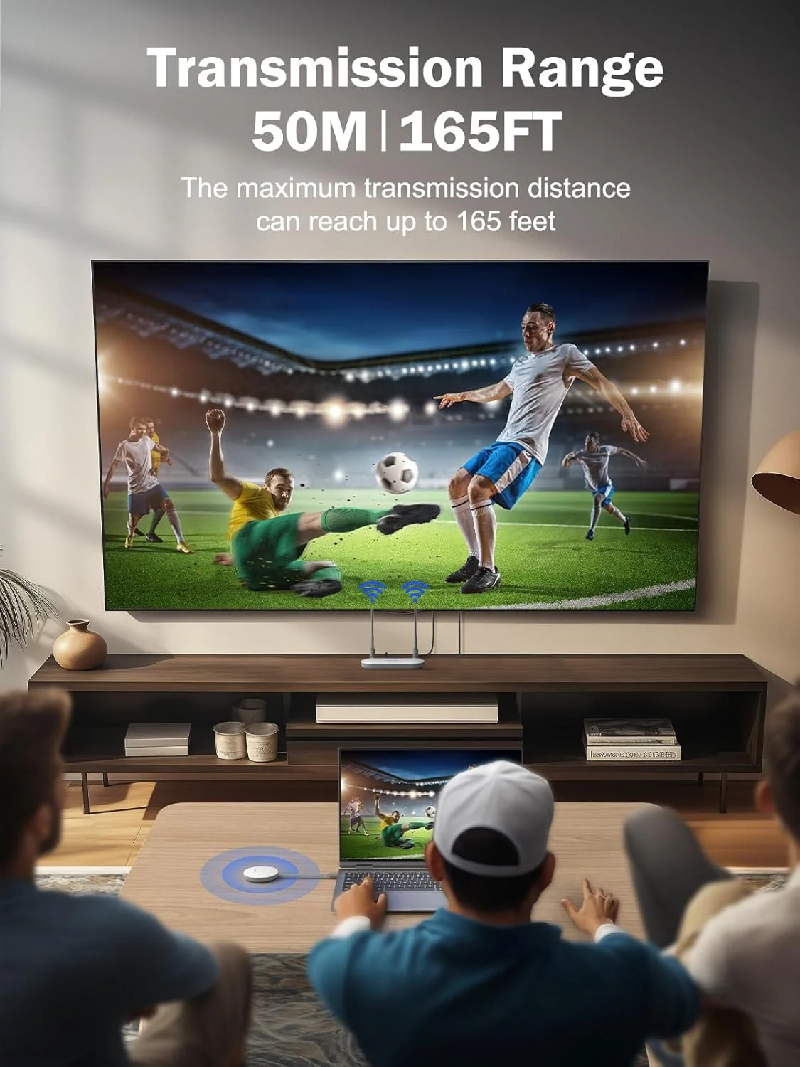 فرستنده و گیرنده HDMI بیسیم Lemorele 5G، دانگل Miracast بیسیم 50 متری برای پخش ویدیو، فایل صوتی از لپتاپ، کامپیوتر به تلویزیون HD و پروژکتور فرستنده و گیرنده HDMI بیسیم Lemorele 5G، دانگل Miracast بیسیم 50 متری برای پخش ویدیو، فایل صوتی از لپتاپ، کامپیوتر به تلویزیون HD و پروژکتور