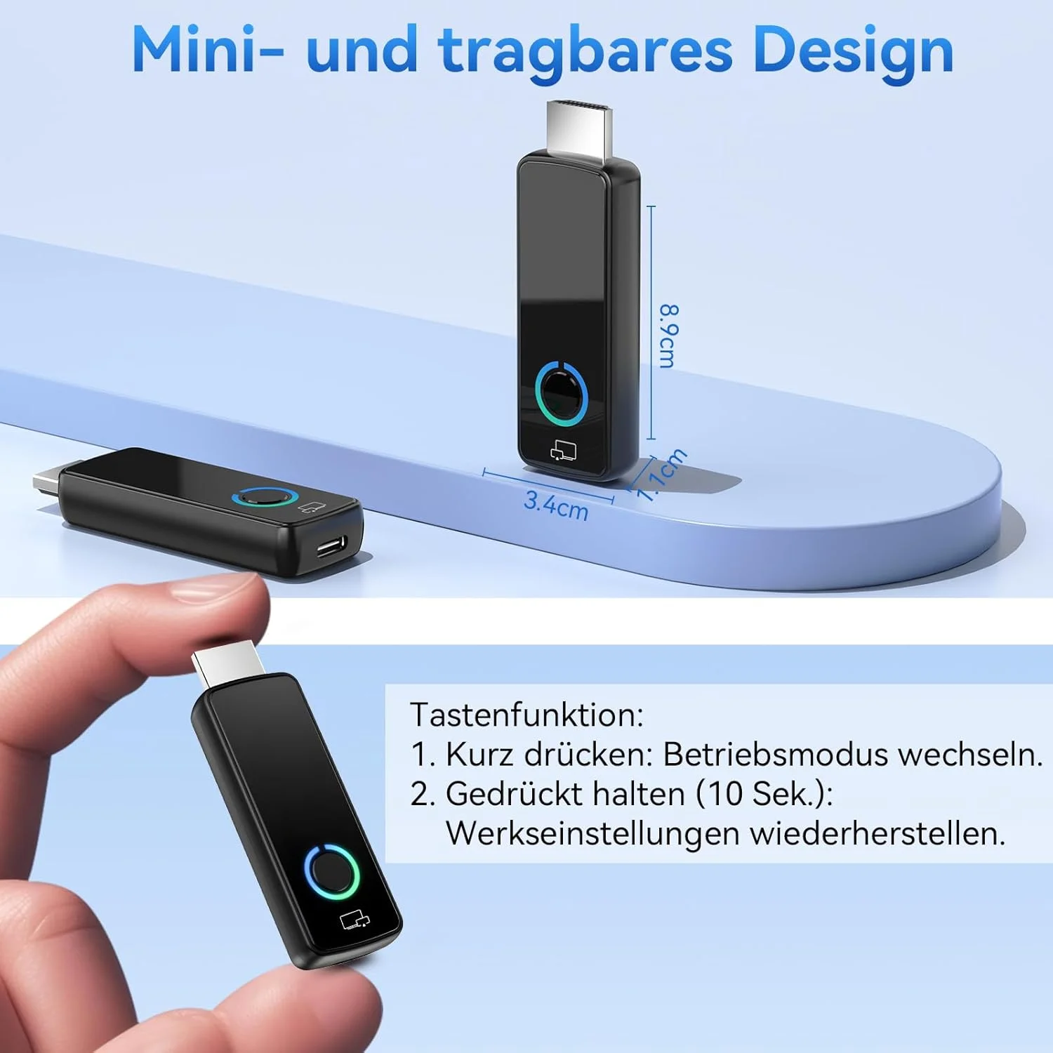 دانگل آداپتور نمایشگر بیسیم 4K، پخش جریانی بیسیم HDMI، ایرپلی، میراکست، DLNA، گوگل هوم، وای فای 5 گیگاهرتز، اتصال آسان برای تلفن هوشمند، تبلت، کامپیوتر/مک دانگل آداپتور نمایشگر بیسیم 4K، پخش جریانی بیسیم HDMI، ایرپلی، میراکست، DLNA، گوگل هوم، وای فای 5 گیگاهرتز، اتصال آسان برای تلفن هوشمند، تبلت، کامپیوتر/مک