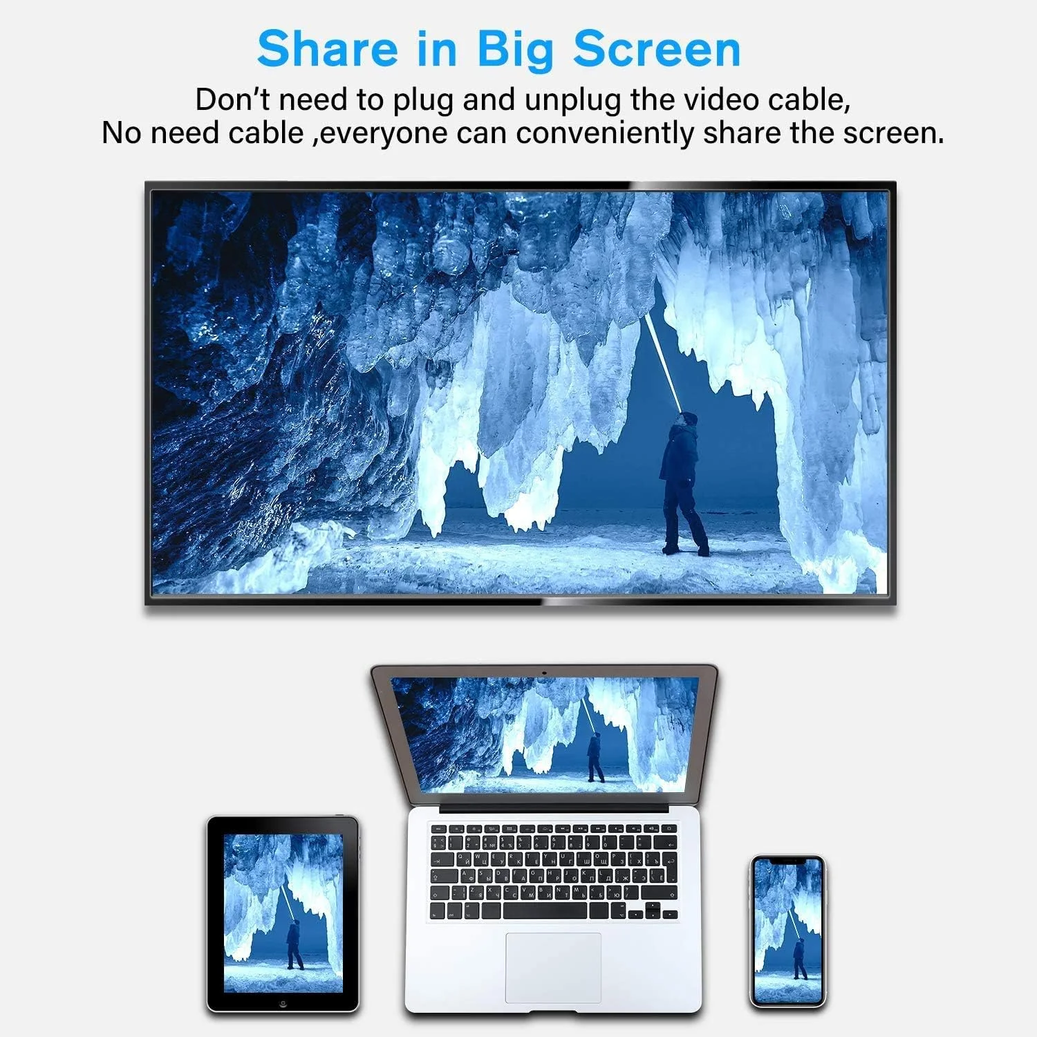 دانگل نمایشگر بیسیم توبو 4K HDMI WiFi Miracast، انتقال صفحه نمایش، پخش Airplay از تلفن به تلویزیون/پروژکتور، گیرنده پشتیبانی از Android Mac iOS Windows دانگل نمایشگر بیسیم توبو 4K HDMI WiFi Miracast، انتقال صفحه نمایش، پخش Airplay از تلفن به تلویزیون/پروژکتور، گیرنده پشتیبانی از Android Mac iOS Windows