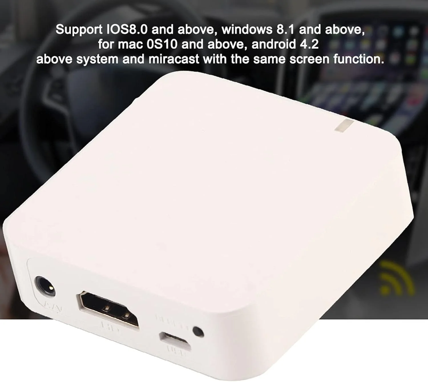 آداپتور وای فای خودرو Tihebeyan، گیرنده Mirabox با خروجی AV+HDMI آداپتور وای فای خودرو Tihebeyan، گیرنده Mirabox با خروجی AV+HDMI