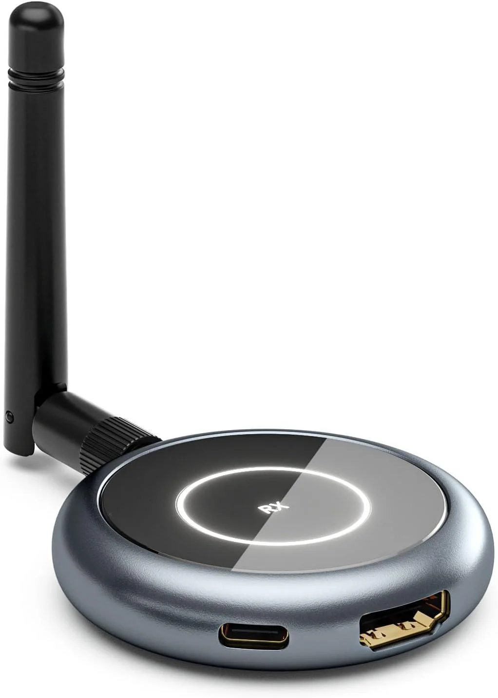 گیرنده HDMI بی سیم TIMBOOTECH - فقط گیرنده - پشتیبانی از حداکثر 4 گیرنده، توسعه دهنده بی سیم HDMI 5.8G برای پخش از رایانه شخصی، لپ تاپ، دوربین، جعبه تلویزیون به تلویزیون ها، مانیتورها، پروژکتورهای متعدد