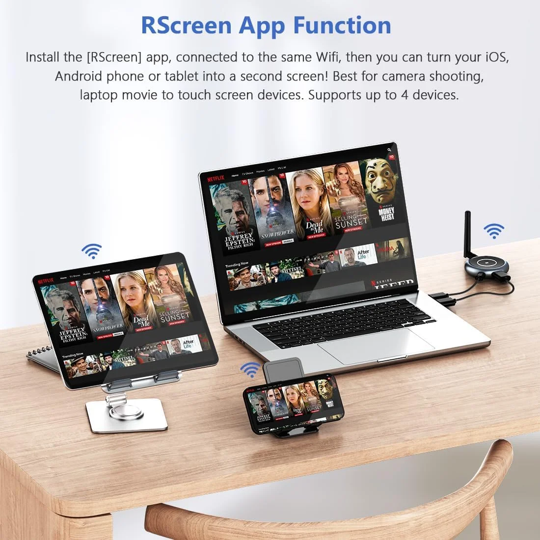 گیرنده HDMI بی سیم TIMBOOTECH - فقط گیرنده - پشتیبانی از حداکثر 4 گیرنده، توسعه دهنده بی سیم HDMI 5.8G برای پخش از رایانه شخصی، لپ تاپ، دوربین، جعبه تلویزیون به تلویزیون ها، مانیتورها، پروژکتورهای متعدد گیرنده HDMI بی سیم TIMBOOTECH - فقط گیرنده - پشتیبانی از حداکثر 4 گیرنده، توسعه دهنده بی سیم HDMI 5.8G برای پخش از رایانه شخصی، لپ تاپ، دوربین، جعبه تلویزیون به تلویزیون ها، مانیتورها، پروژکتورهای متعدد