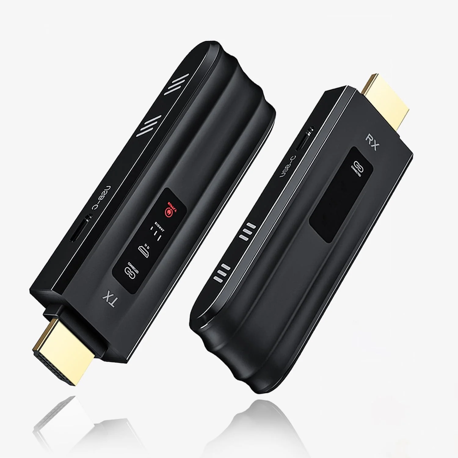 فرستنده و گیرنده HDMI بی‌سیم 4K، کیت توسعه دهنده HDMI بی‌سیم قابل حمل 2.4G/5G با قابلیت اتصال سریع و آسان برای پخش ویدیو و صدا به مانیتور از لپ‌تاپ/کامپیوتر/باکس تلویزیون/پروژکتور