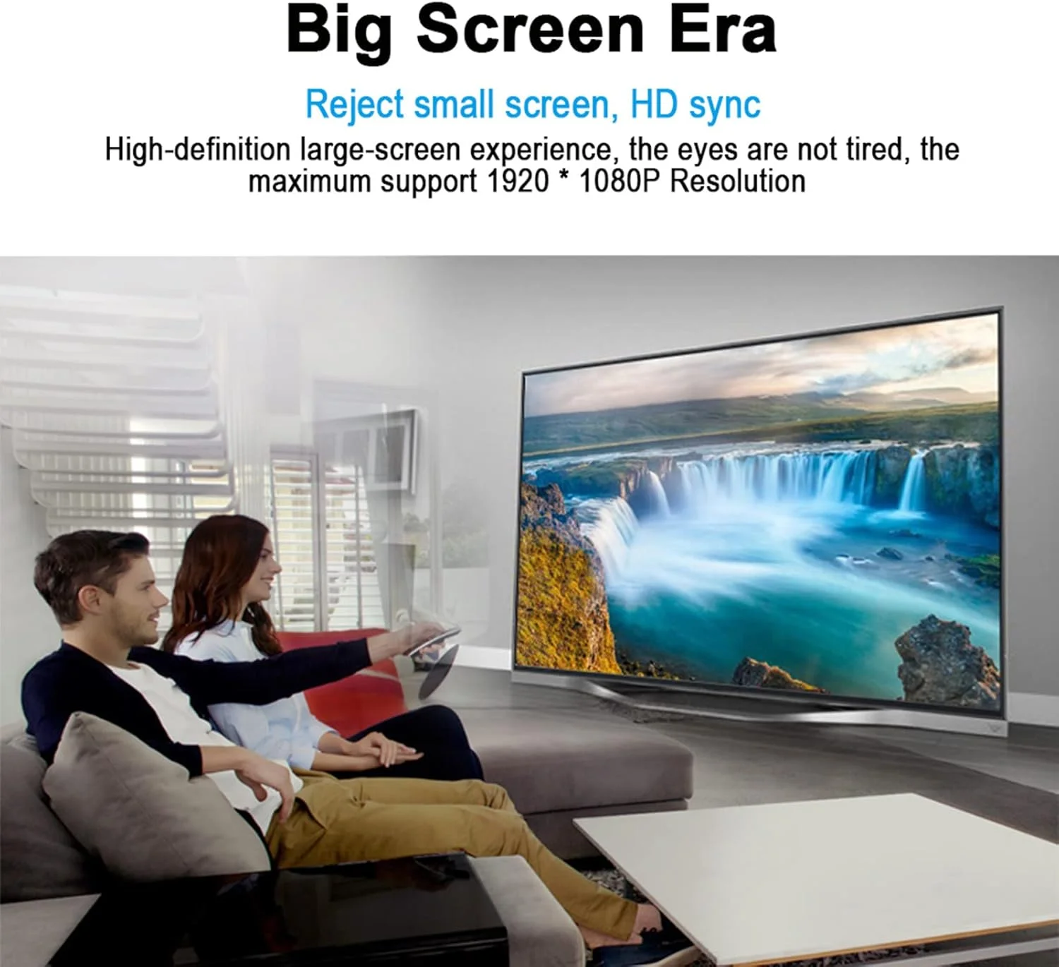 G13B دستگاه های صفحه نمایش یکسان بی سیم HD تلویزیون هوشمند، اتصال از طریق کابل WIFI حرفه ای