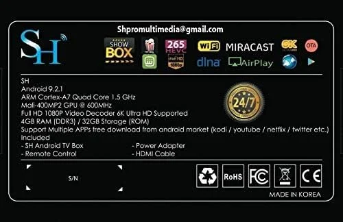 تبدیل تلویزیون معمولی به هوشمند با اندروید باکس SH (رم 4 گیگابایت، حافظه 32 گیگابایت) تبدیل تلویزیون معمولی به هوشمند با اندروید باکس SH (رم 4 گیگابایت، حافظه 32 گیگابایت)