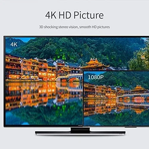 گیرنده نمایشگر بی‌سیم HDMI اسمارت‌سی، دانگل آداپتور انتقال و آینه‌سازی صفحه نمایش موبایل وای‌فای 4K 1080P برای آیفون، مک، iOS، اندروید به تلویزیون و پروژکتور، پشتیبانی از Miracast Airplay DLNA بدون نیاز به سوییچ (2.4G)