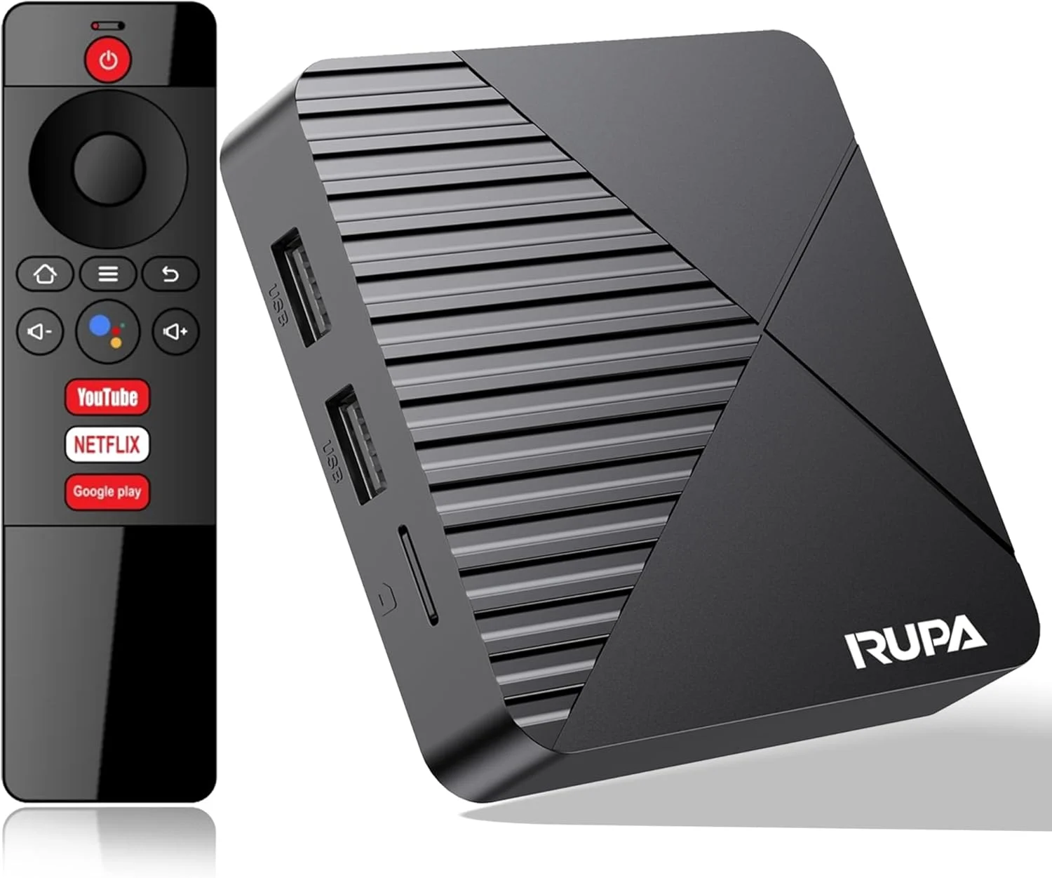 اندروید باکس RUPA MiNi 13 مدل RK3528 با 4 گیگابایت رم و 64 گیگابایت حافظه داخلی، پشتیبانی از WiFi6، بلوتوث 5.0، اترنت، 3D، 4K، 6K، 8K و HDR10