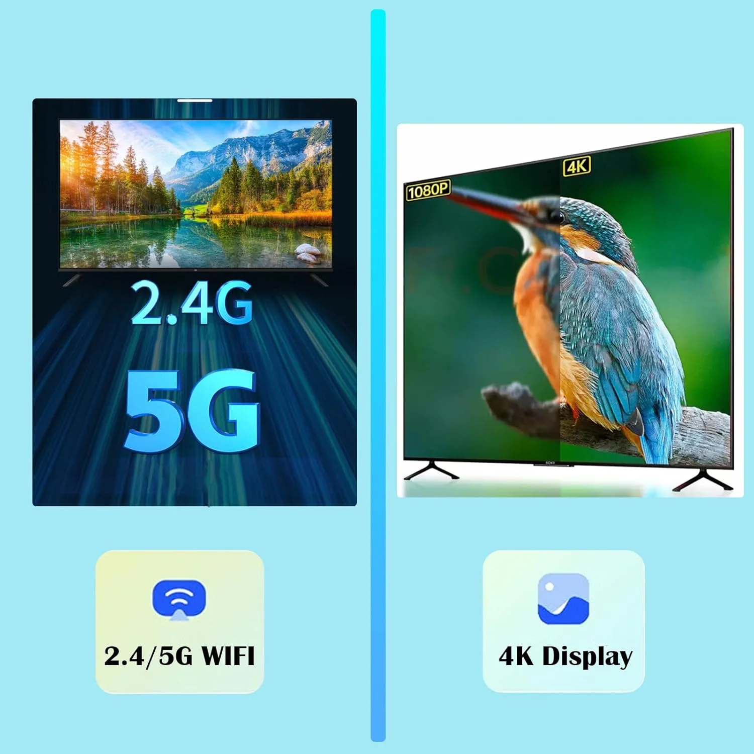 دستگاه P2P 4K HD برای استریم و انتقال تصویر، آداپتور HDMI بیسیم 2.4/5 گیگاهرتز، دانگل نمایشگر برای آیفون، مکاواس، آیپد، اندروید به تلویزیون و پروژکتور، آداپتور نمایشگر بیسیم برای استریم و انتقال تصویر دستگاه P2P 4K HD برای استریم و انتقال تصویر، آداپتور HDMI بیسیم 2.4/5 گیگاهرتز، دانگل نمایشگر برای آیفون، مکاواس، آیپد، اندروید به تلویزیون و پروژکتور، آداپتور نمایشگر بیسیم برای استریم و انتقال تصویر