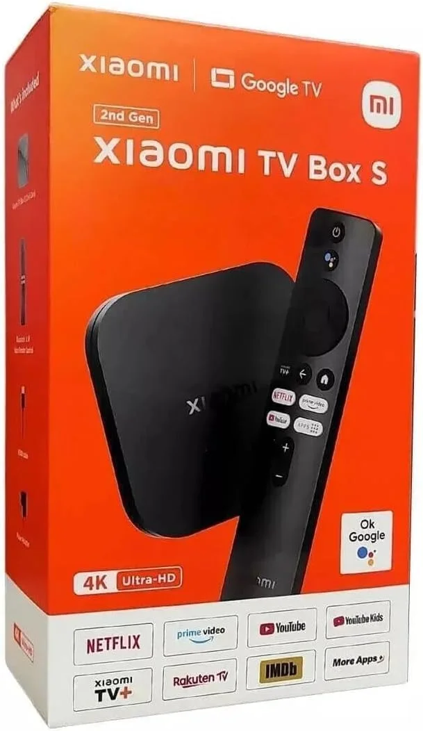 دستگاه پخش کننده رسانه ای 4K Ultra HD ریبنئو TV Box S (نسل دوم) نسخه گلوبال 2024 | اتصال دو بانده | Google TV و Google Assistant و ریموت پشتیبانی شده. دستگاه پخش کننده رسانه ای 4K Ultra HD ریبنئو TV Box S (نسل دوم) نسخه گلوبال 2024 | اتصال دو بانده | Google TV و Google Assistant و ریموت پشتیبانی شده.