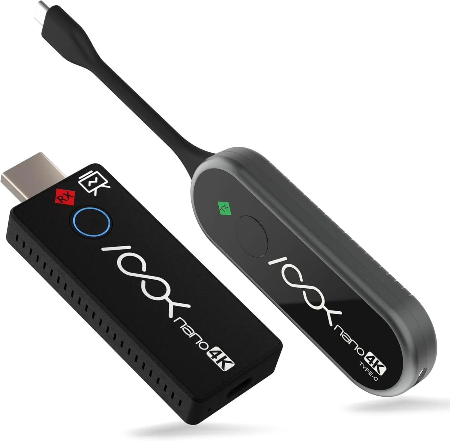 فرستنده و گیرنده HDMI بی‌سیم RGBlink ASK nano UHD، USB-C، 4K، 40 متر، Plug & Play، آیفون 15/تبلت/لپ تاپ به تلویزیون