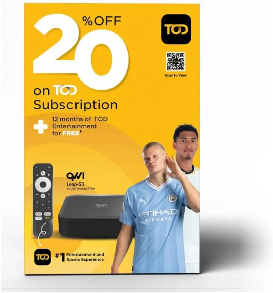 جعبه پخش جریانی تلویزیون 4K UHD با ریموت کنترل صوتی