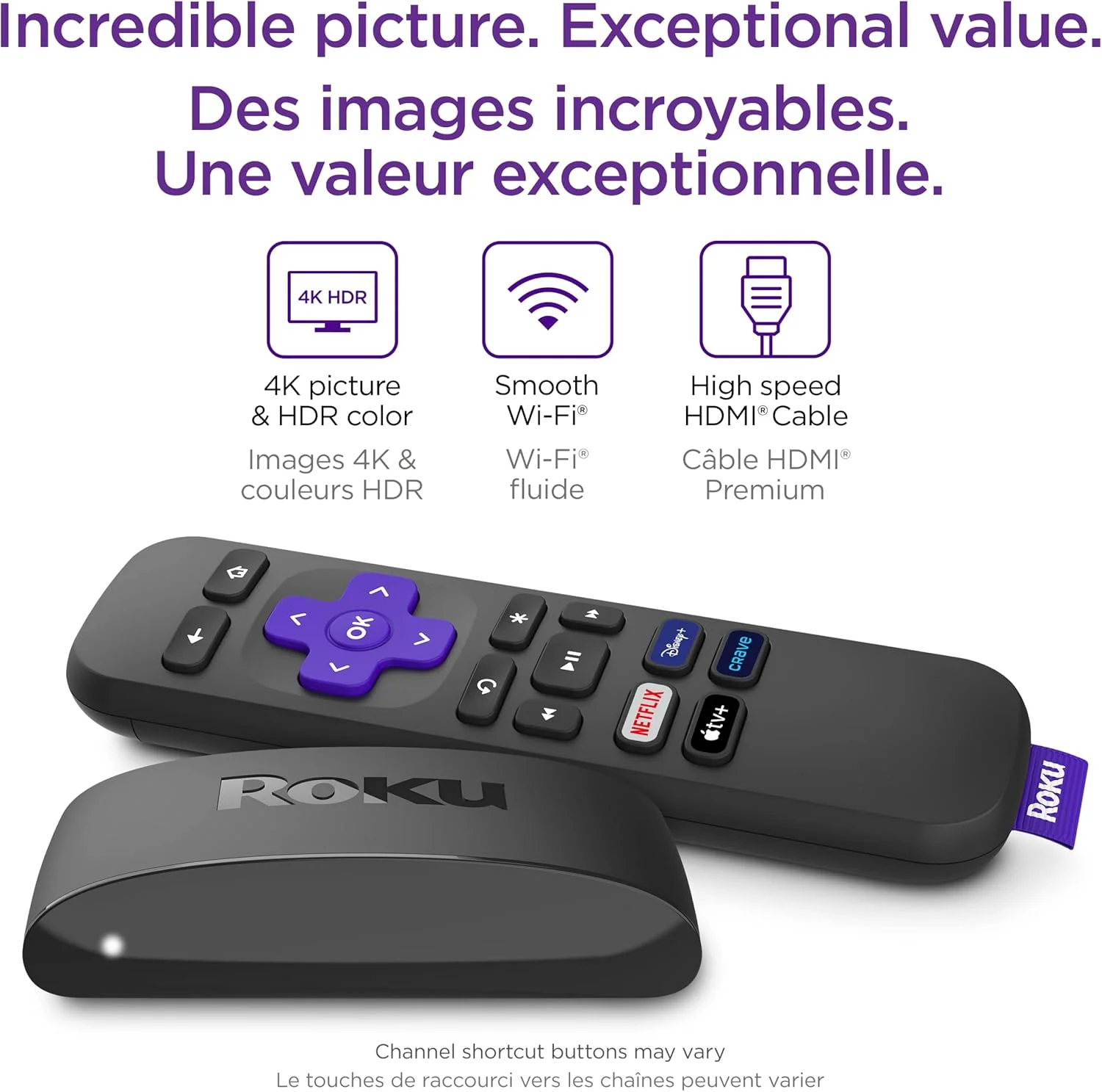 دستگاه پخش جریانی Roku Express 4K مدل 3940CA دستگاه پخش جریانی Roku Express 4K مدل 3940CA