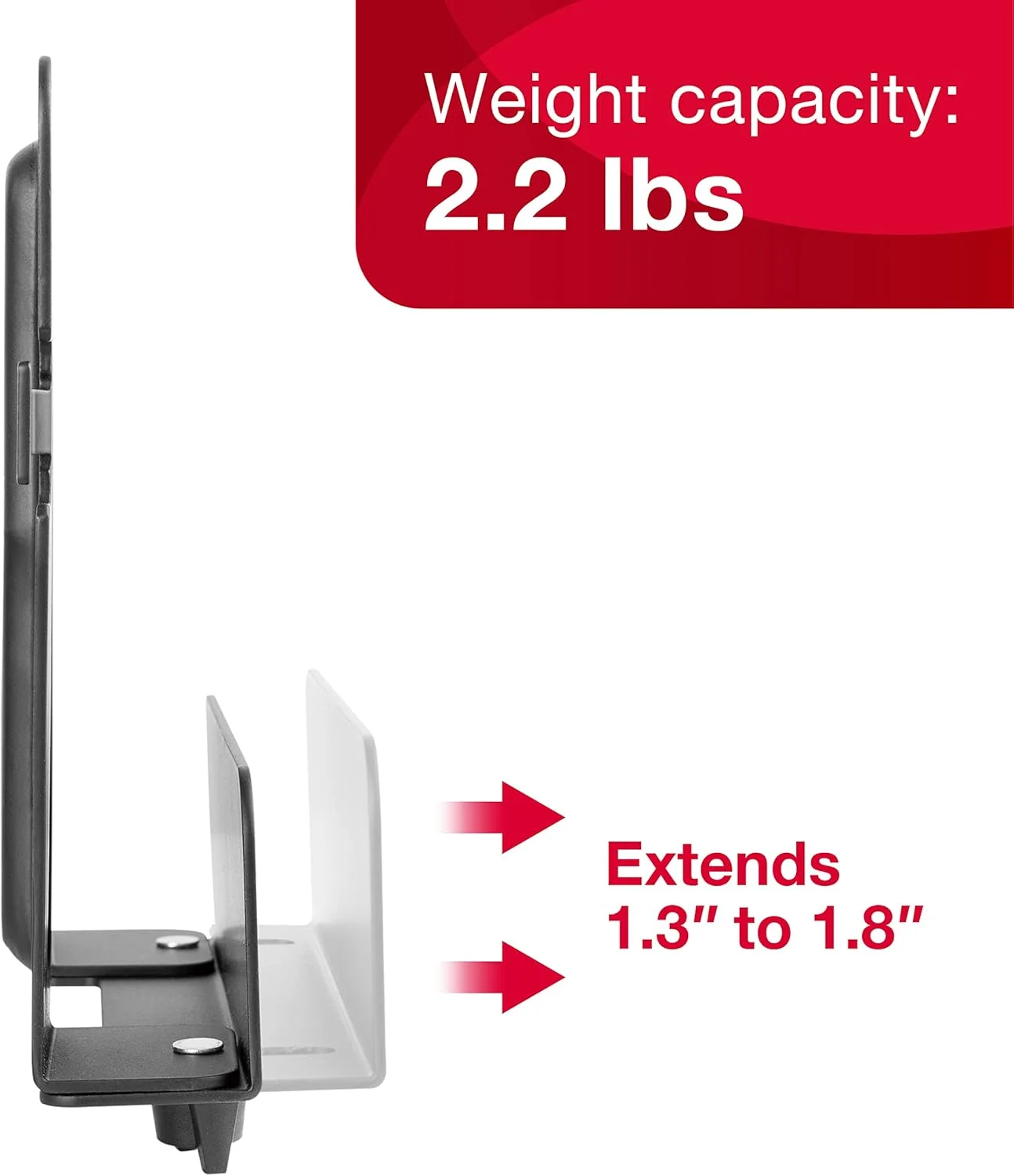 پایه دیواری پخش کننده استریم RCA – به راحتی جعبه استریم خود را به دیوار نصب کنید، پایه قابل تنظیم، تا 2.2 پوند را پشتیبانی می کند، سازگاری جهانی – Apple TV، Roku، Fire TV، Sonos Port؛ مشکی پایه دیواری پخش کننده استریم RCA – به راحتی جعبه استریم خود را به دیوار نصب کنید، پایه قابل تنظیم، تا 2.2 پوند را پشتیبانی می کند، سازگاری جهانی – Apple TV، Roku، Fire TV، Sonos Port؛ مشکی